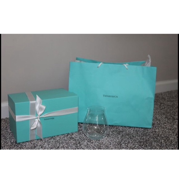 Tiffany & Co. Other - Tiffany & Co Set of 2 Stemless Wine Glasses